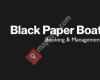 Black Paper Boat