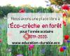 Éco-crèche en forêt - association Éducation durable