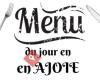 Les menus du jour en Ajoie