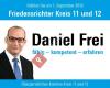 Wählen Sie Daniel Frei zum Friedensrichter im Kreis 11+12